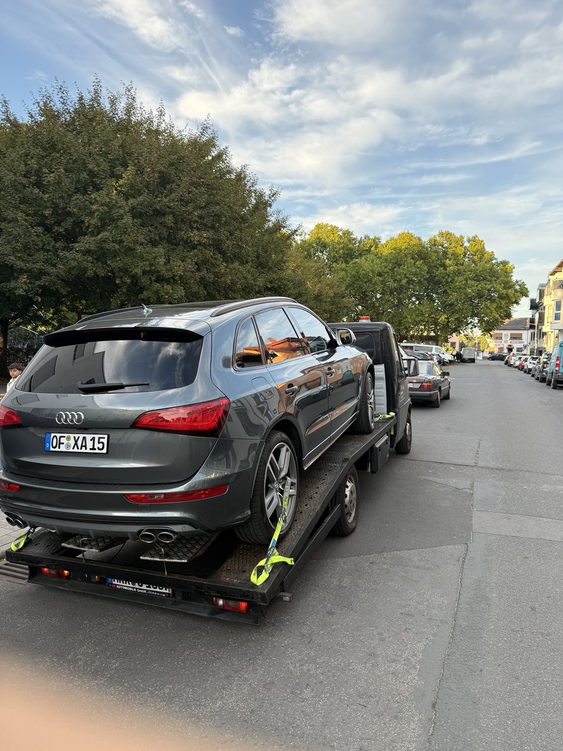 Grimm Abschleppdienst im Einsatz